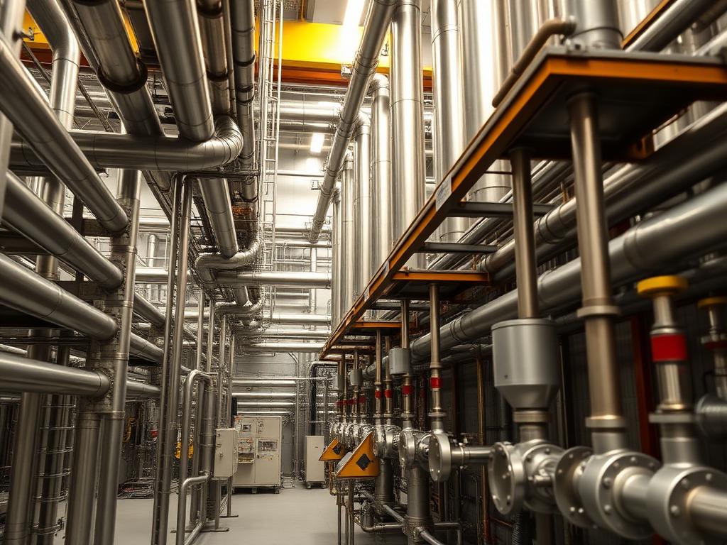Racks de tuberías industriales y sistemas de dosificación